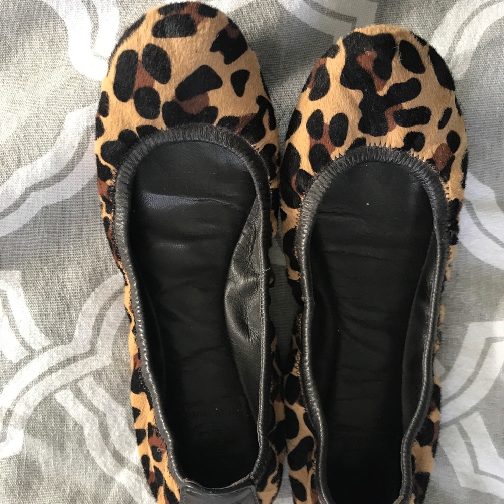 Tory Burch Eddie calf hair flats